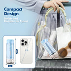 Bezvoi Mini irrigador dental portátil para viajes, 5 modos de hilo dental