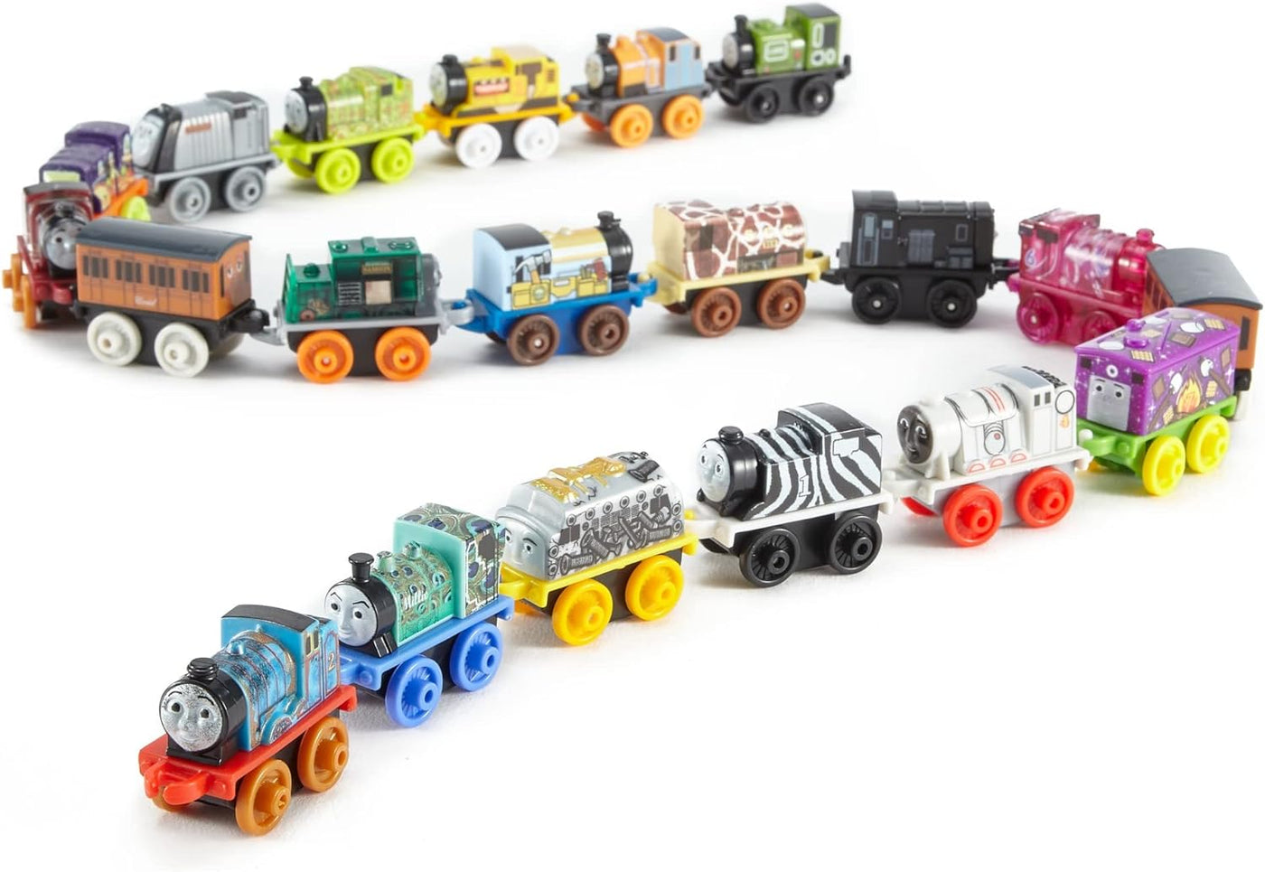 Thomas Friends Trenes de juguete MINIS - Paquete de 20