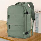 coowoz Mochila grande de viaje para mujeres y hombres, mochila de transporte, mochila de senderismo impermeable, mochila deportiva para exteriores, Verde oliva, 25 L, Mochilas de viaje