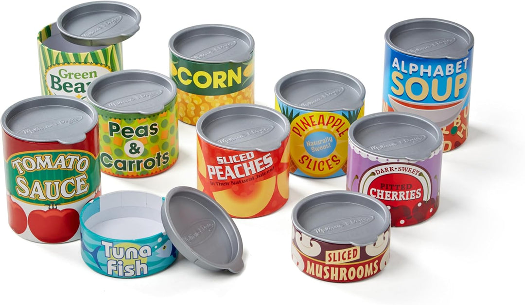 Melissa &amp; Doug, ¡Juguemos a la casa! Accesorios de cocina, Lata...
