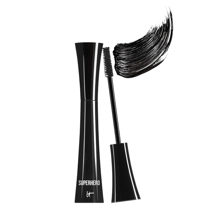 IT Cosmetics Máscara de pestañas de superhéroe: rímel negra volumin...