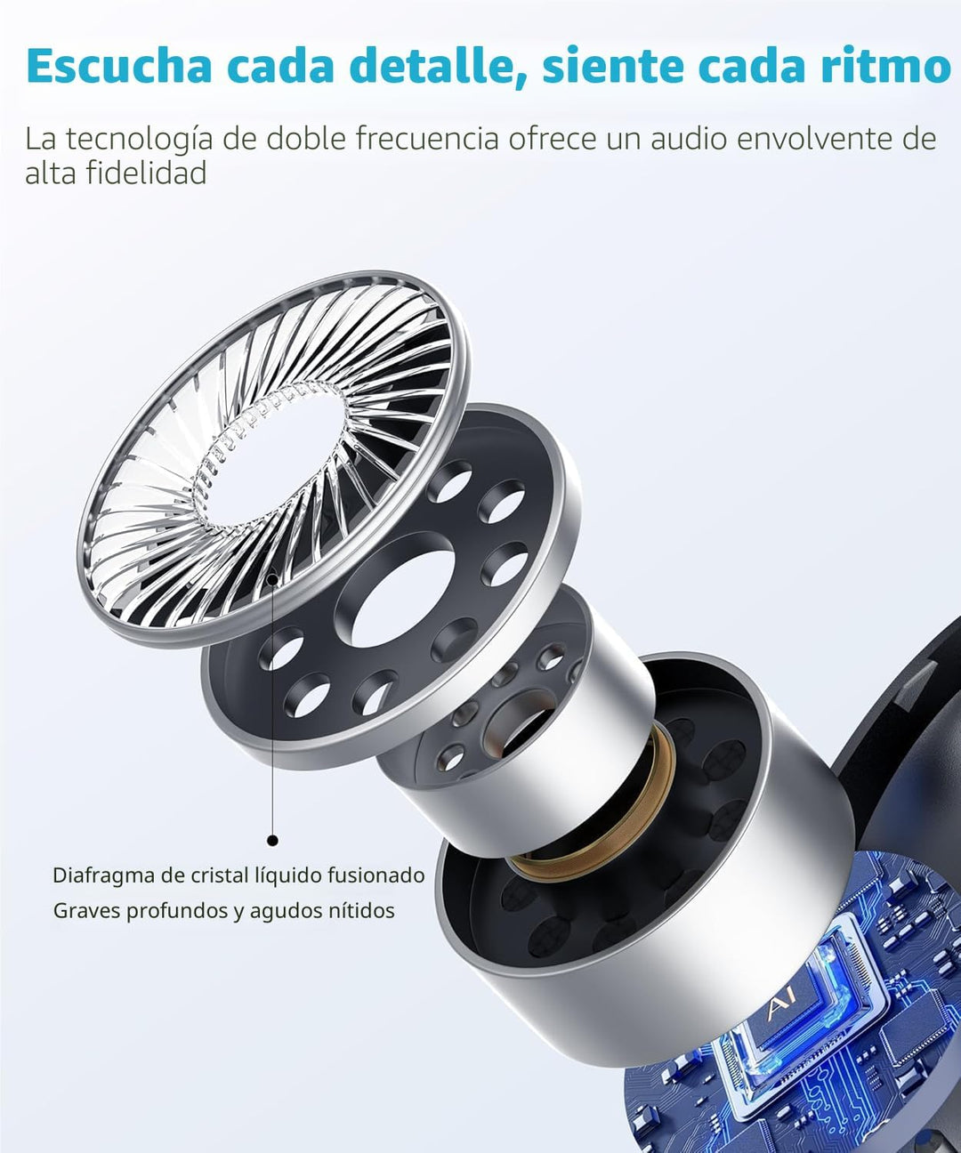 Boytond Auriculares ultra abiertos: cómodos auriculares de conducci...