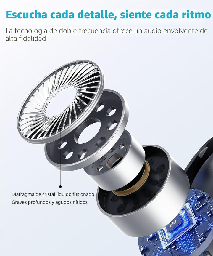 Boytond Auriculares ultra abiertos: cómodos auriculares de conducci...