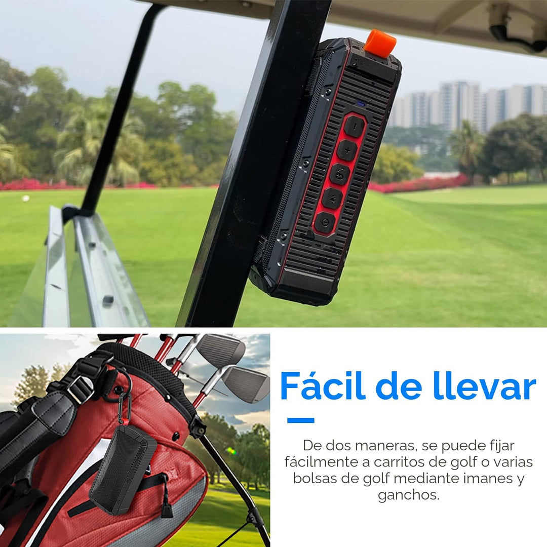 Altavoz de golf Bluetooth magnético portátil profesional inalámbric...