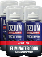 Ozium Nebulizador de coche, 2 onzas eliminador de olores de un solo tiro