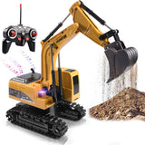 Onadrive Juguete de excavadora de construcción, camión excavador de...
