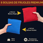Conjunto de Tableros de Cornhole con Bolsas, Tamaño Regulado de 4x2 ft Tableros de Madera