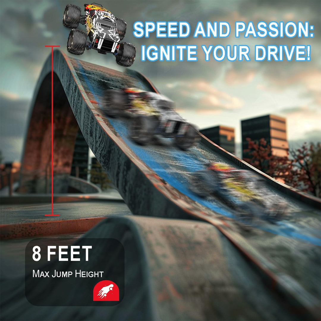 DEERC Camiones de Control Remoto de Alta Velocidad para Adultos y N...