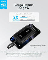 Anker Zolo - Banco de energía, carga rápida máxima de 45 W, batería...