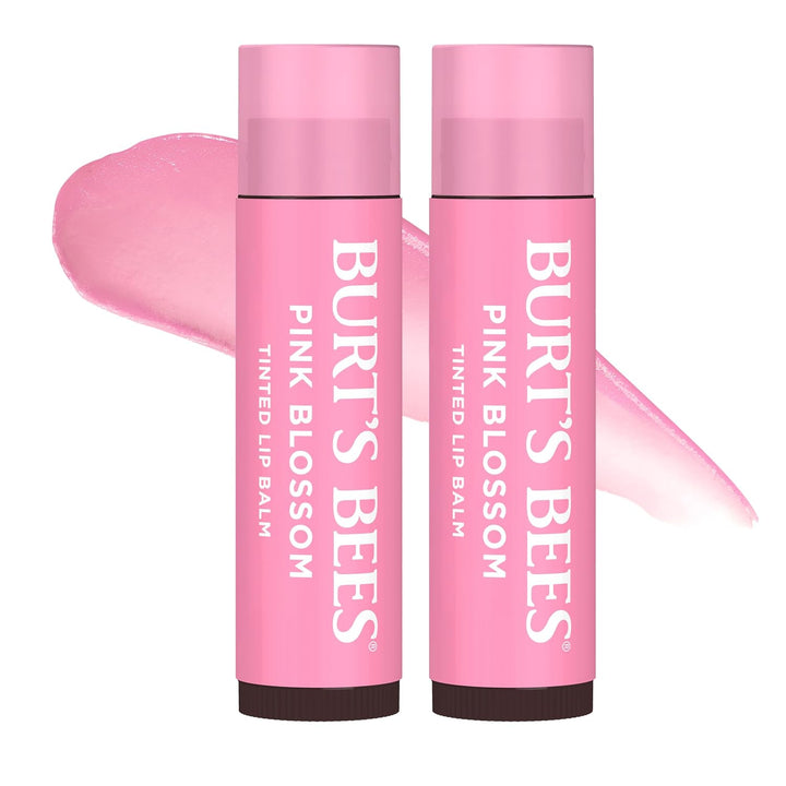 Burts Bees Bálsamo Labial Tintado Flor Rosa; 8 Horas de Humedad; Pr...