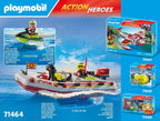 Playmobil Bote de Bomberos con Scooter Acuático