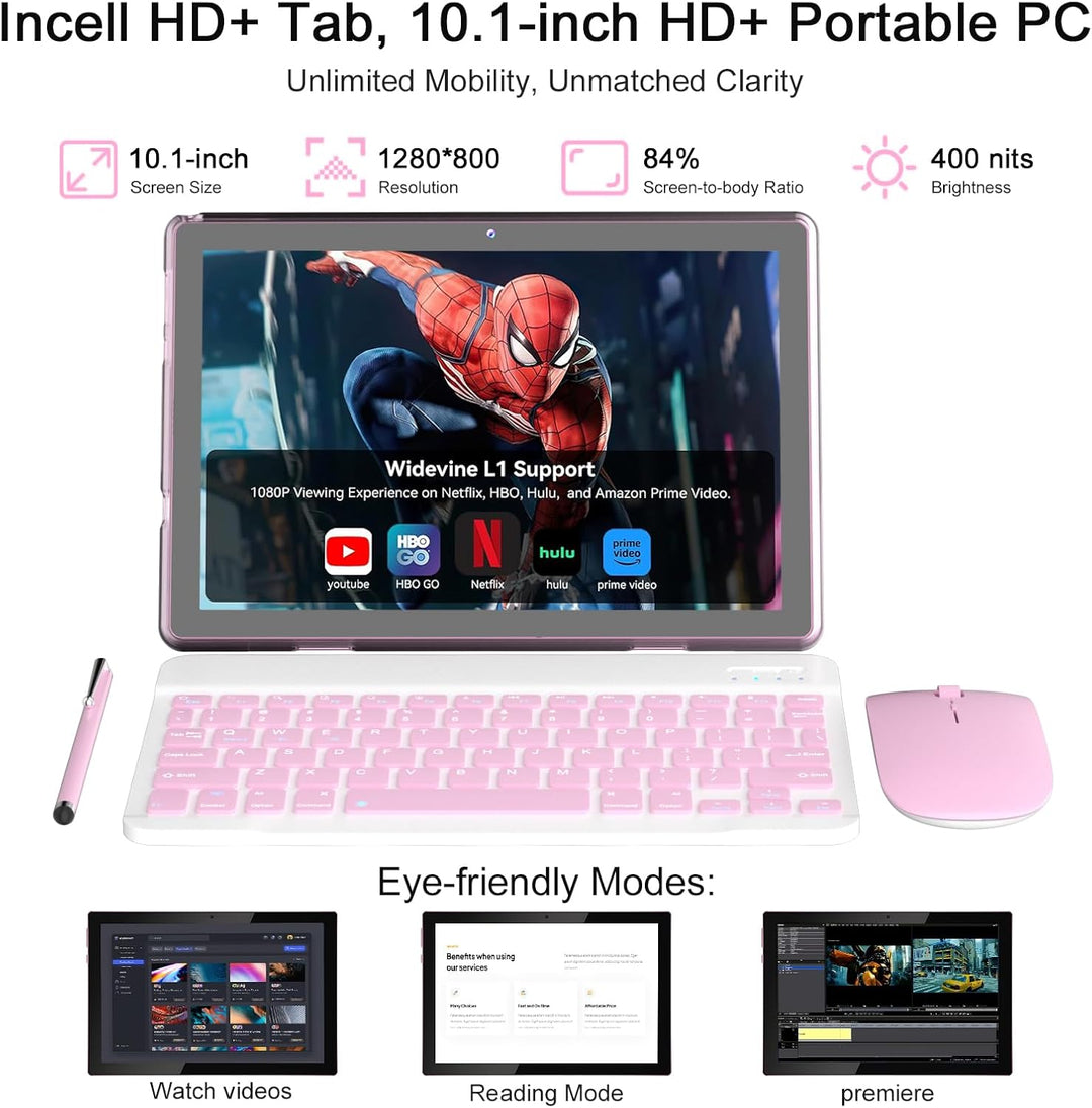 Tablet Android 15, tabletas de 10 pulgadas, 8 GB de RAM+32 GB de RO...
