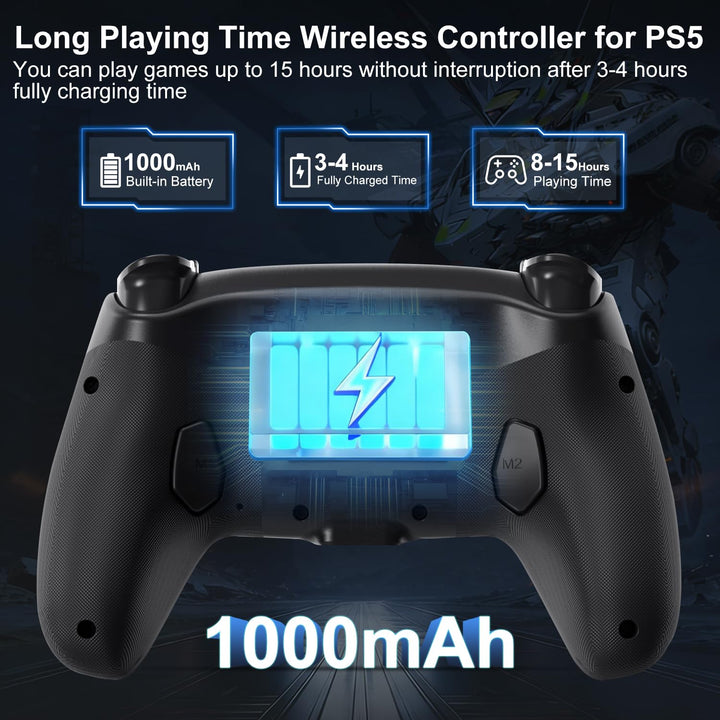 ADHJIE Controlador inalámbrico para PS5 controlador