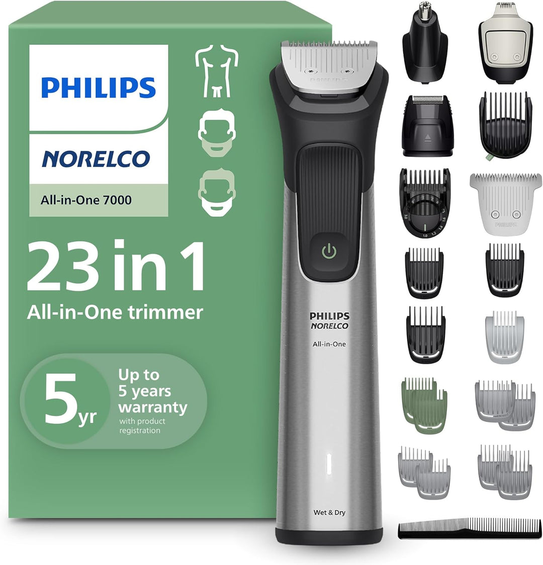 Norelco Philips Todo en Uno Serie 7000 Recortador de 23 Piezas - Af...