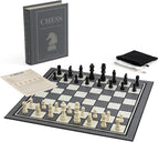 WS Game Company Juego de mesa de ajedrez Vintage Bookshelf Edition con