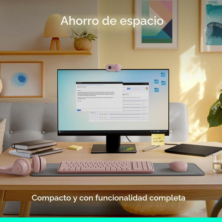 Logitech MK250 Combo de Teclado y Ratón Inalámbrico Bluetooth: Cone...