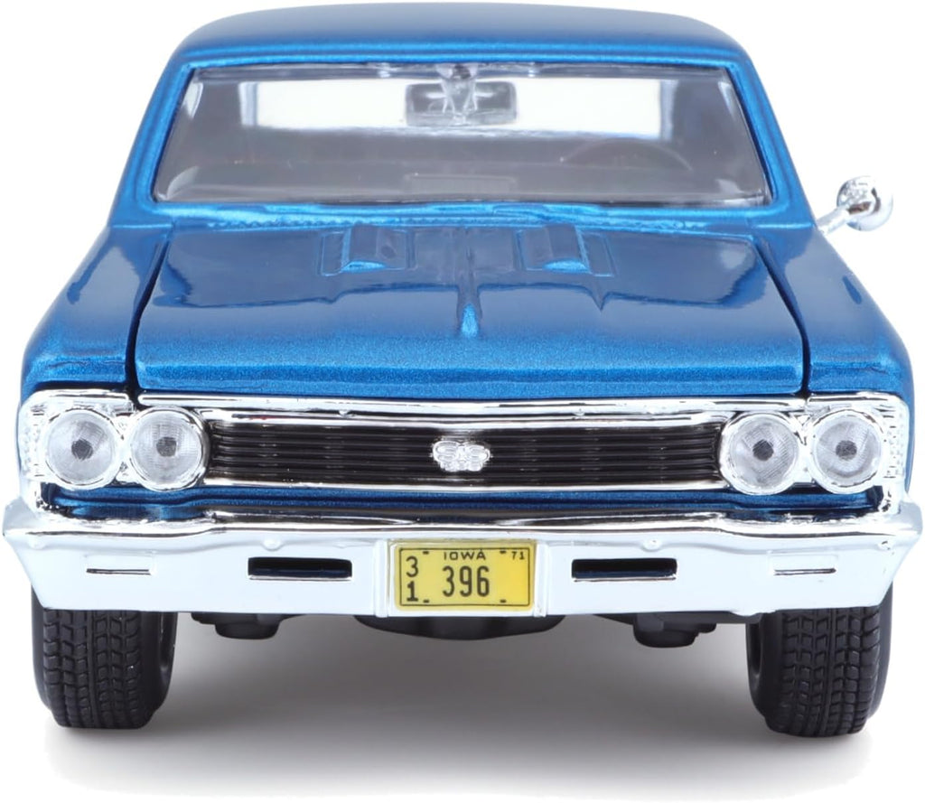 Maisto 1:24 1966 Chevy Chevelle SS 396 Modelo de coche, multicolor
