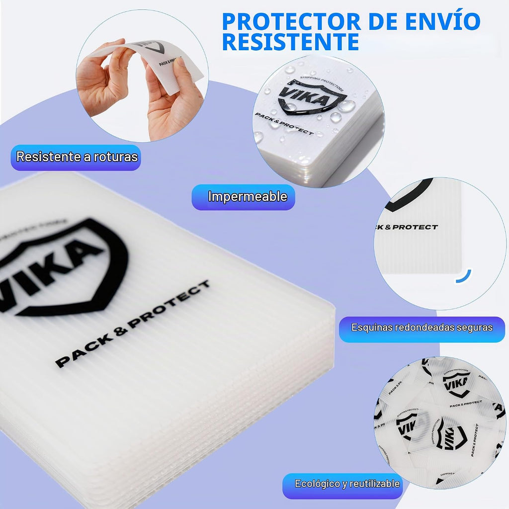 VIKA Kit de envío de tarjetas coleccionables - Suministros completos de