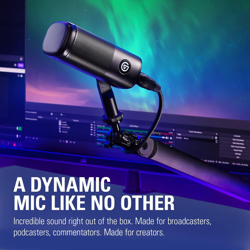 Elgato Micrófono Wave DX Dynamic XLR, patrón cardioide
