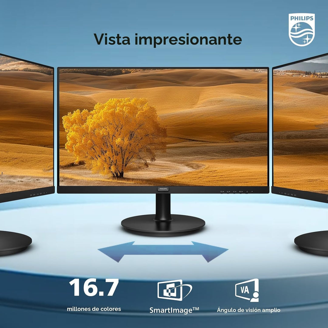 Philips Monitor de computadora FHD 100Hz VA VESA Eye Care de 27 pul...