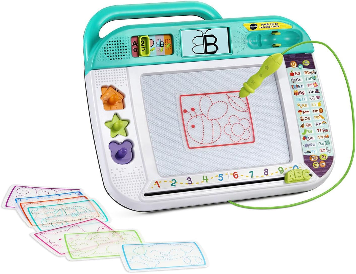 VTech Centro de aprendizaje Doodle and Draw con plantillas y sellos para niños