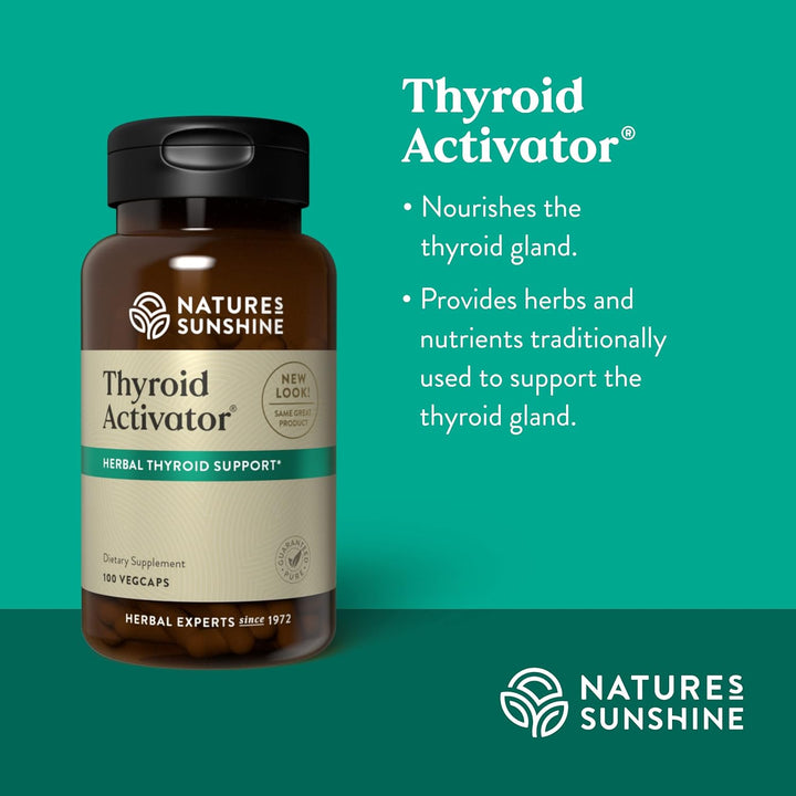 Nature's Sunshine Activador de la tiroides 100 Cápsulas