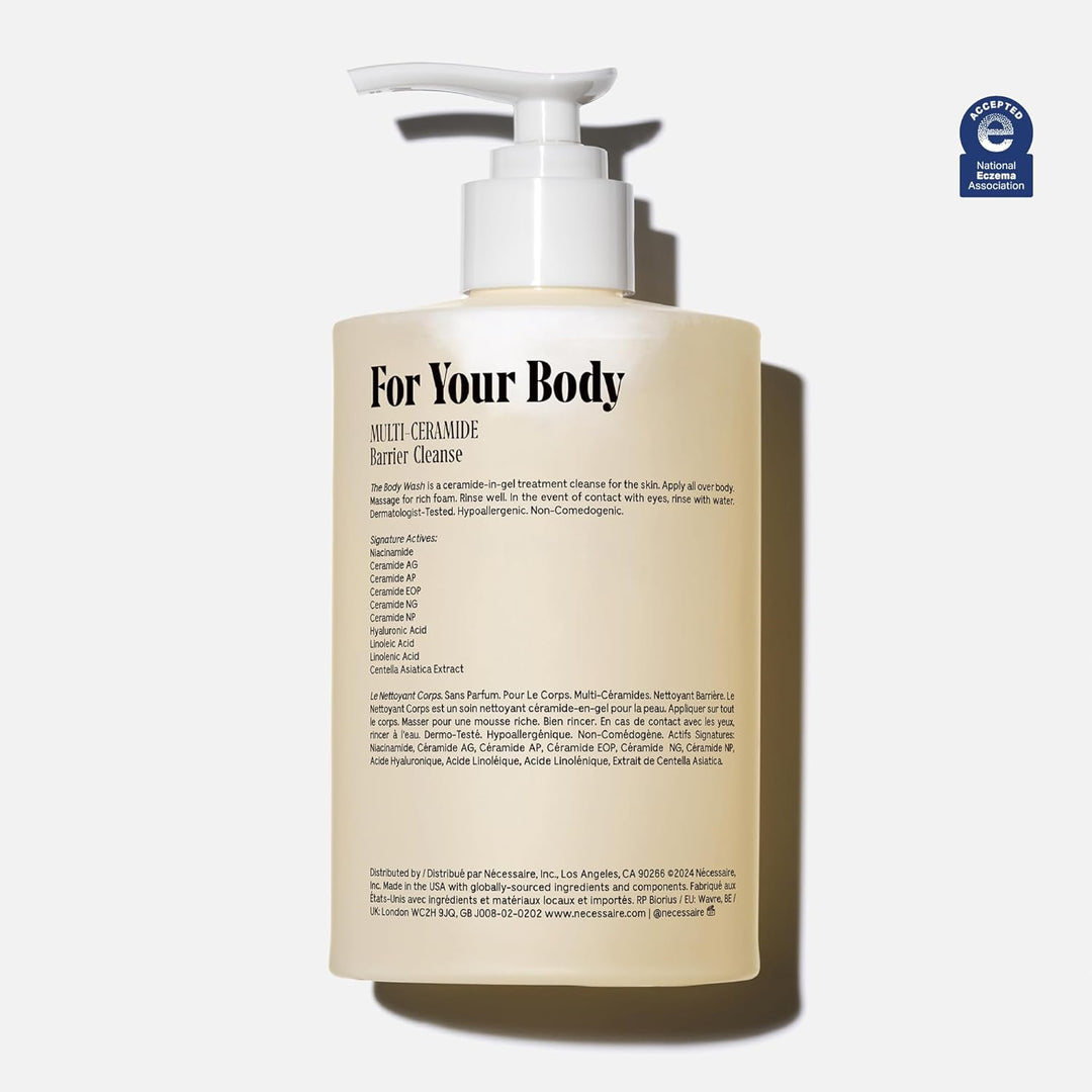 Nécessaire The Body Wash sin fragancia. Jabón corporal natural para...