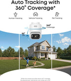 eufy Security eufyCam C37 - Kit de 4 cámaras, seguimiento automático