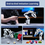 HIWONDER Kit de brazo robótico AI para aprendizaje de imitación LeRobot