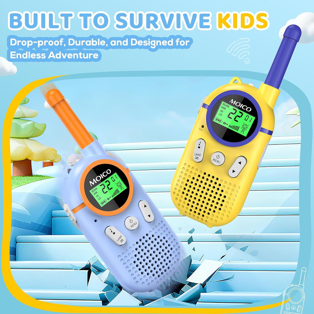 MOICO Juguetes para niños y niñas de 3 a 12 años, Walkie Talkies re...