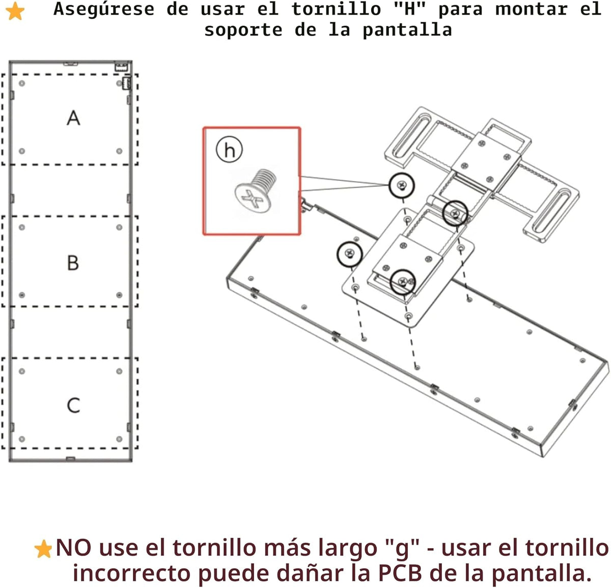 Lian Li Pantalla universal de 8.8 pulgadas para PC, montaje ajustab...