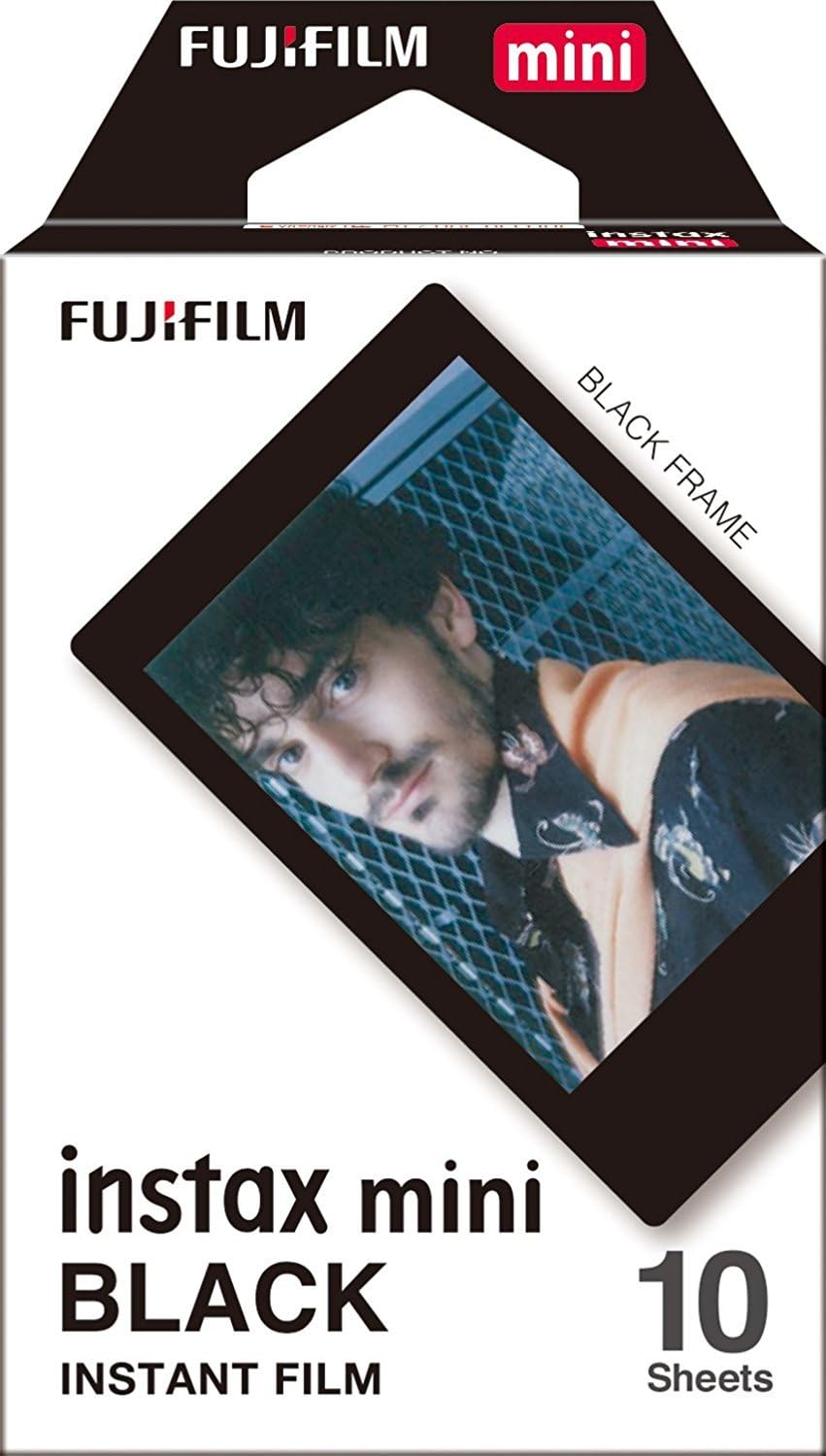 Fujifilm Instax Mini - Juego de 3 unidades de marco negro de pelícu...