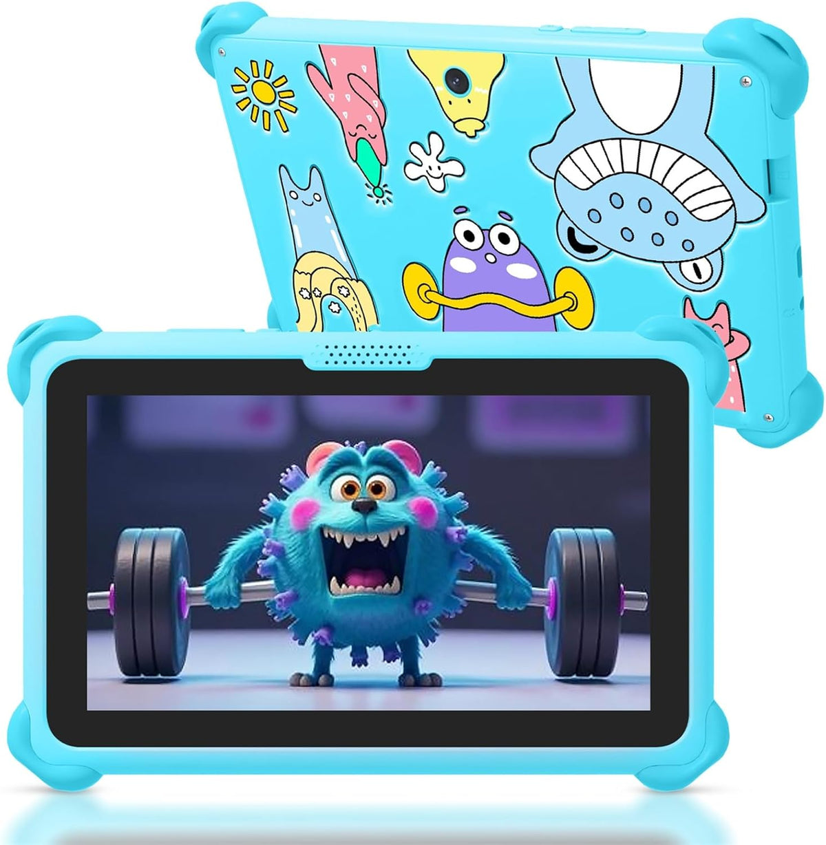 Tableta infantil de 7 pulgadas para niños, tableta Android de 32 GB...