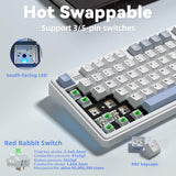 CORBOBO LINGBAO K108 Pro Teclado mecánico inalámbrico con pantalla...