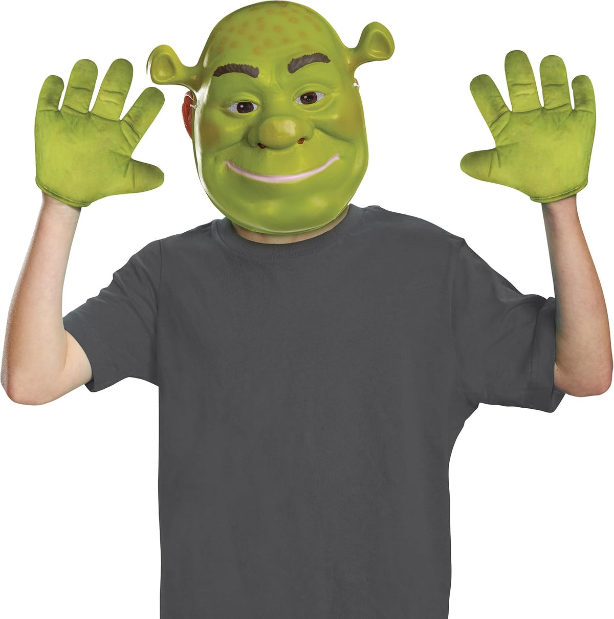 Disguise Kit de disfraz de Shrek, accesorio de disfraz de Halloween con licencia oficial para niños y adultos, Unisize a partir de 8 años