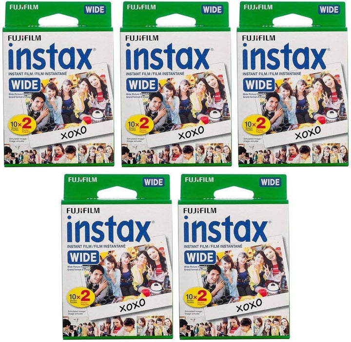 Fujifilm Instax Wide - Película instantánea, color blanco