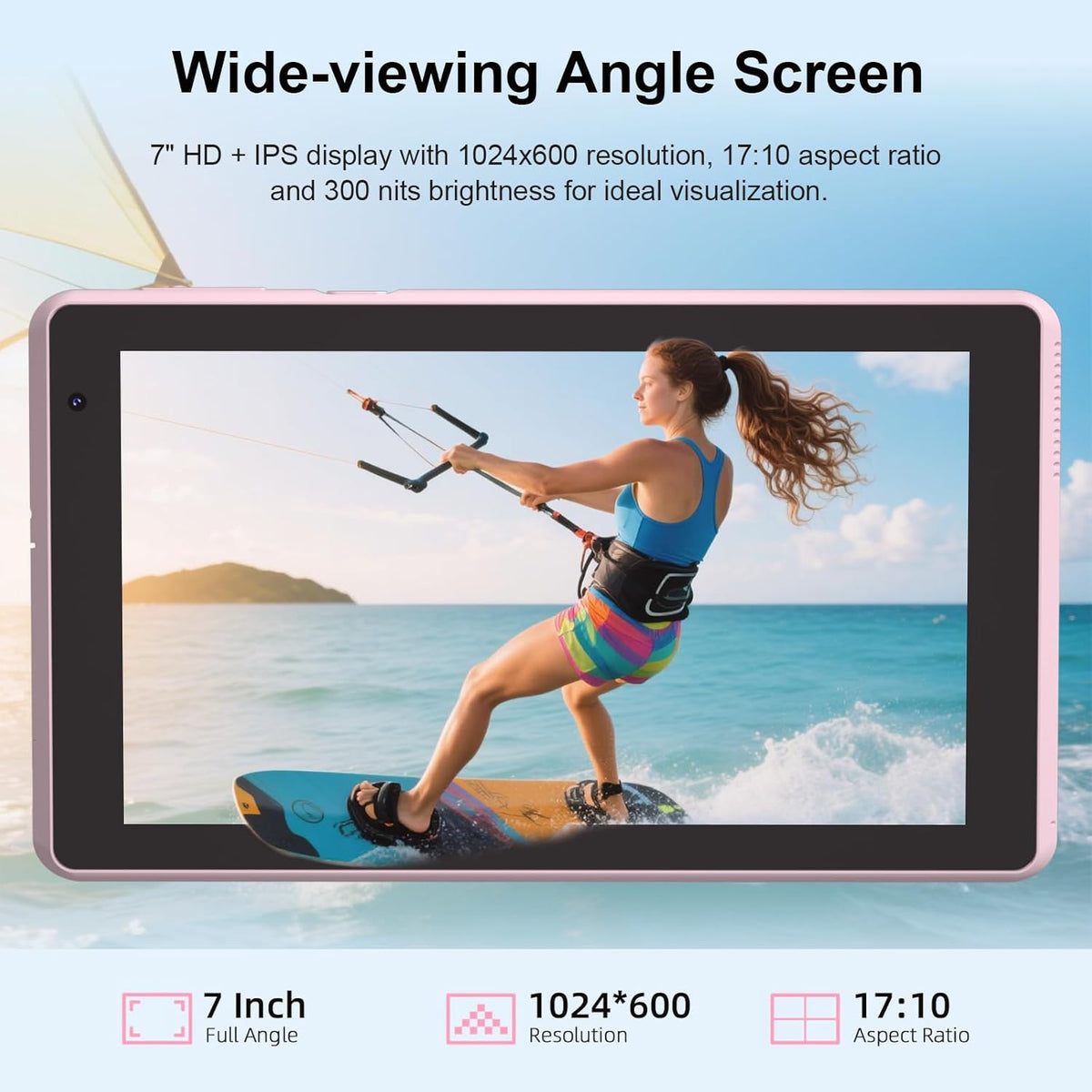 Tableta COOPERS Android 15 Tablets de 7 pulgadas, 8GB RAM, 32GB ROM...