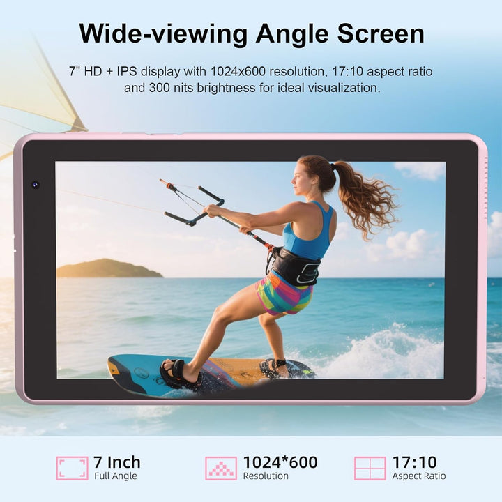 Tableta COOPERS Android 15 Tablets de 7 pulgadas, 8GB RAM, 32GB ROM...