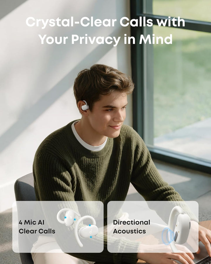 Soundcore V20i de Anker, auriculares de oído abierto, ganchos ajust...