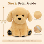 Juguete de peluche de Golden Retriever, juguete musical interactivo