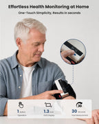 Wellue BP2A Monitor Inteligente de Presión Arterial - Brazalete Inalámbrico para Brazo Superior Bluetooth con Diseño de Una Pieza, Almacena Datos Históricos y Se Conecta Fácilmente a la APP para iOS y
