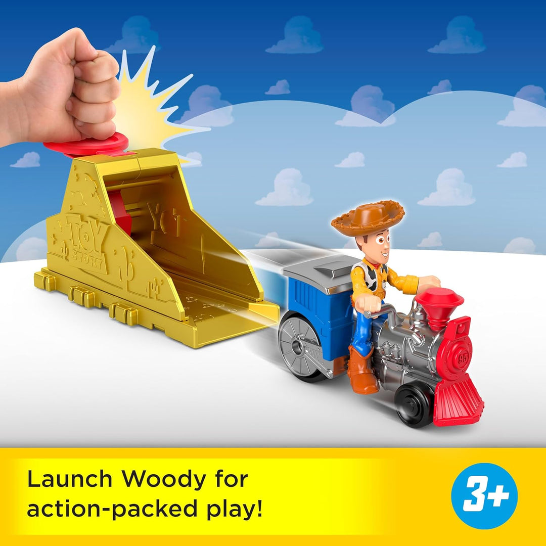 Fisher-Price Imaginext - Juego de lanzador con figura de