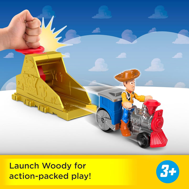 Fisher-Price Imaginext - Juego de lanzador con figura de