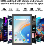 COOPERS Tablet Android 15, 10 pulgadas Tablet 18GB RAM+128GB ROM 2TB Expandible, Rosa