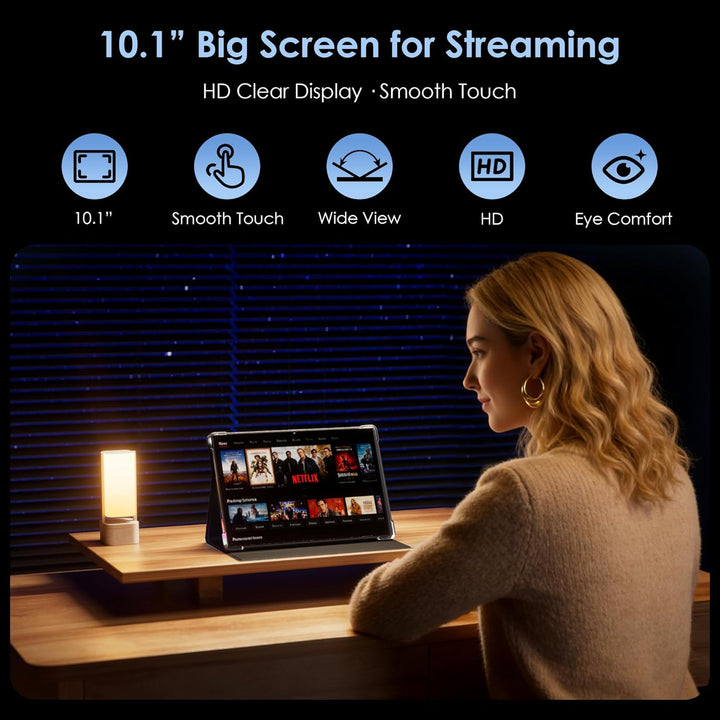 Tablet 2026 de 10 pulgadas Android 15 con teclado de 30 GB de RAM +...