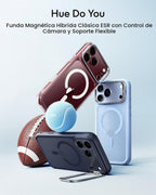 ESR Funda híbrida clásica para iPhone 18 Pro/17 Pro con soporte flexible