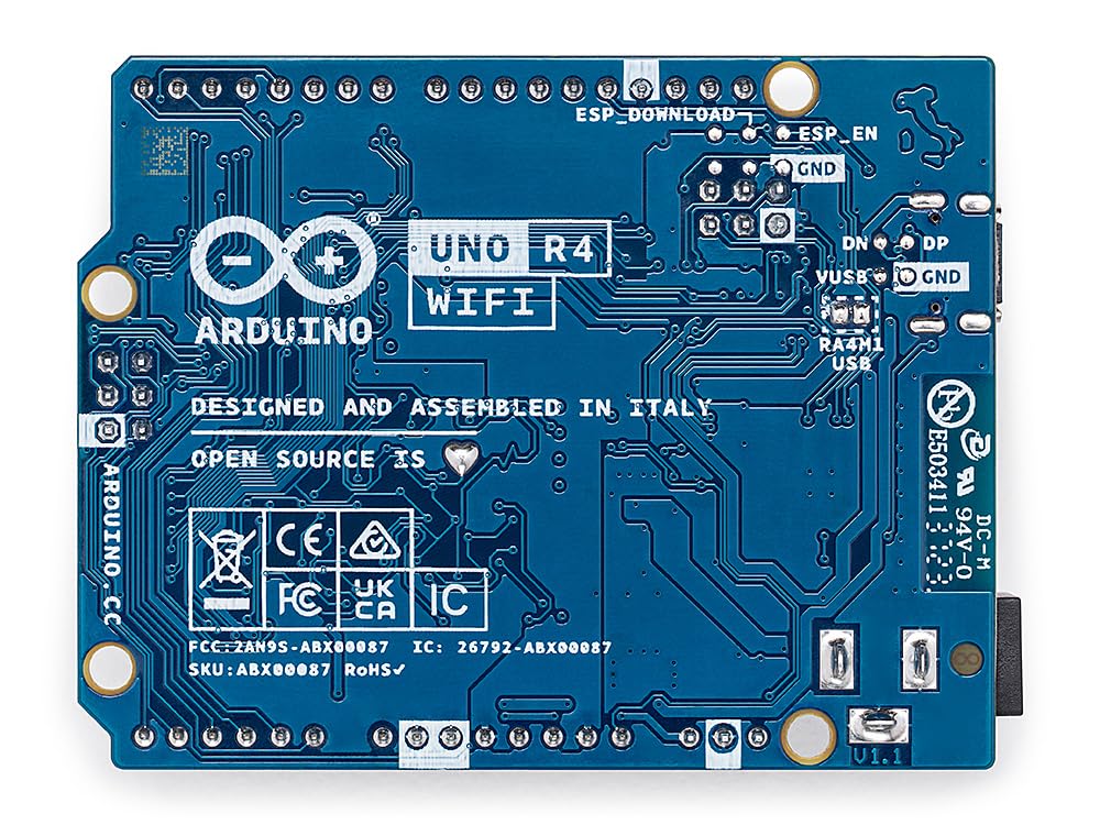 Arduino UNO R4 WiFi [ABX00087] - Renesas RA4M1 + ESP32-S3, Wi-Fi, B...