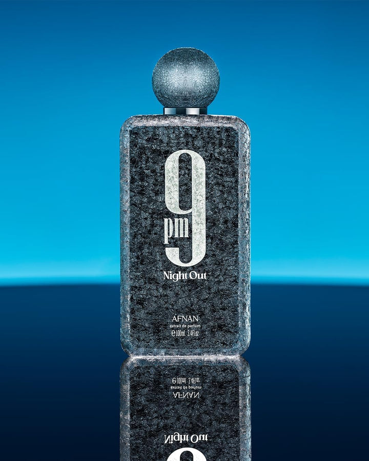 Afnan 9 PM Night Out Unisex Extrait de Parfum, 3.4 onzas líquidas