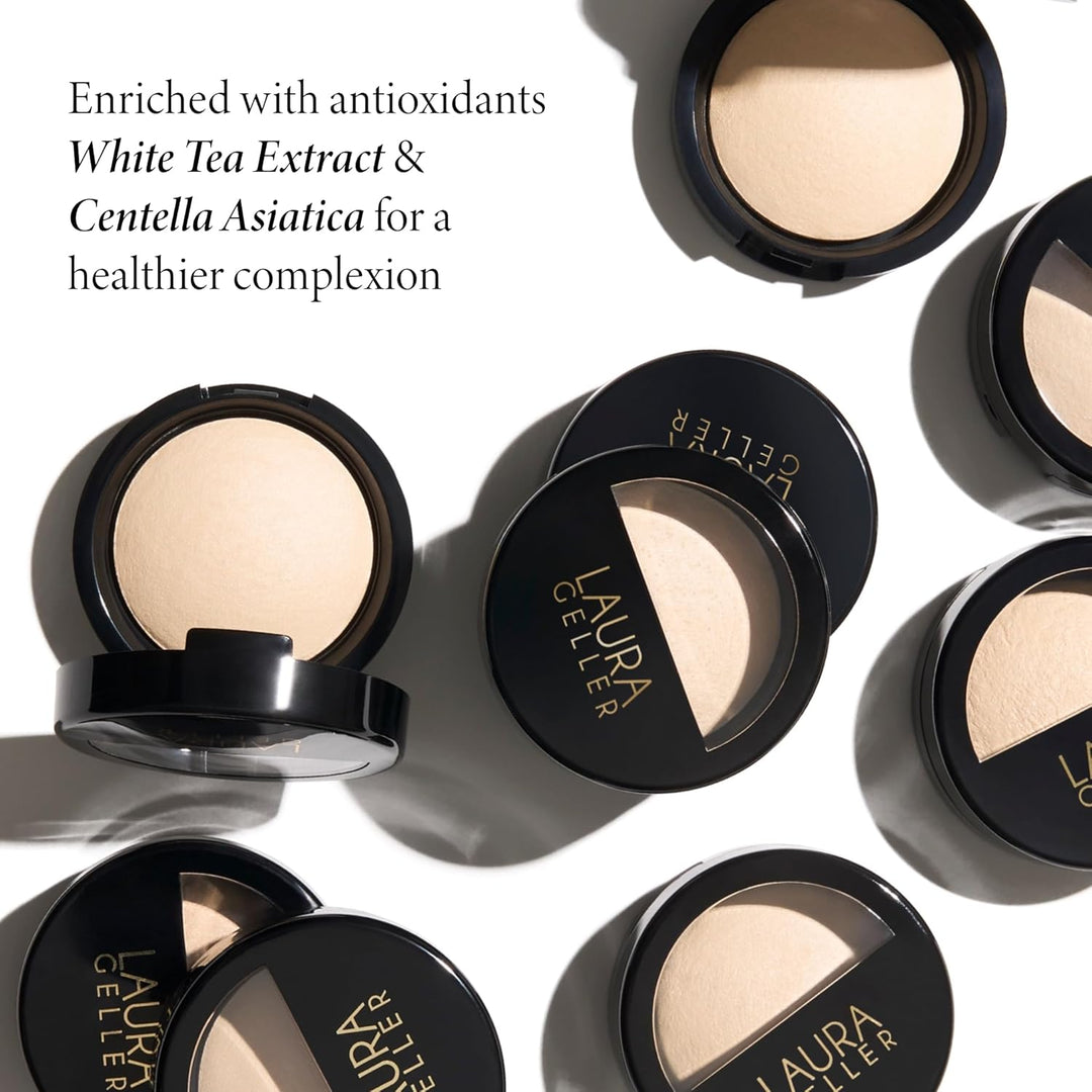 LAURA GELLER NEW YORK - Iluminador Baked Natural Glow de brillo nat...