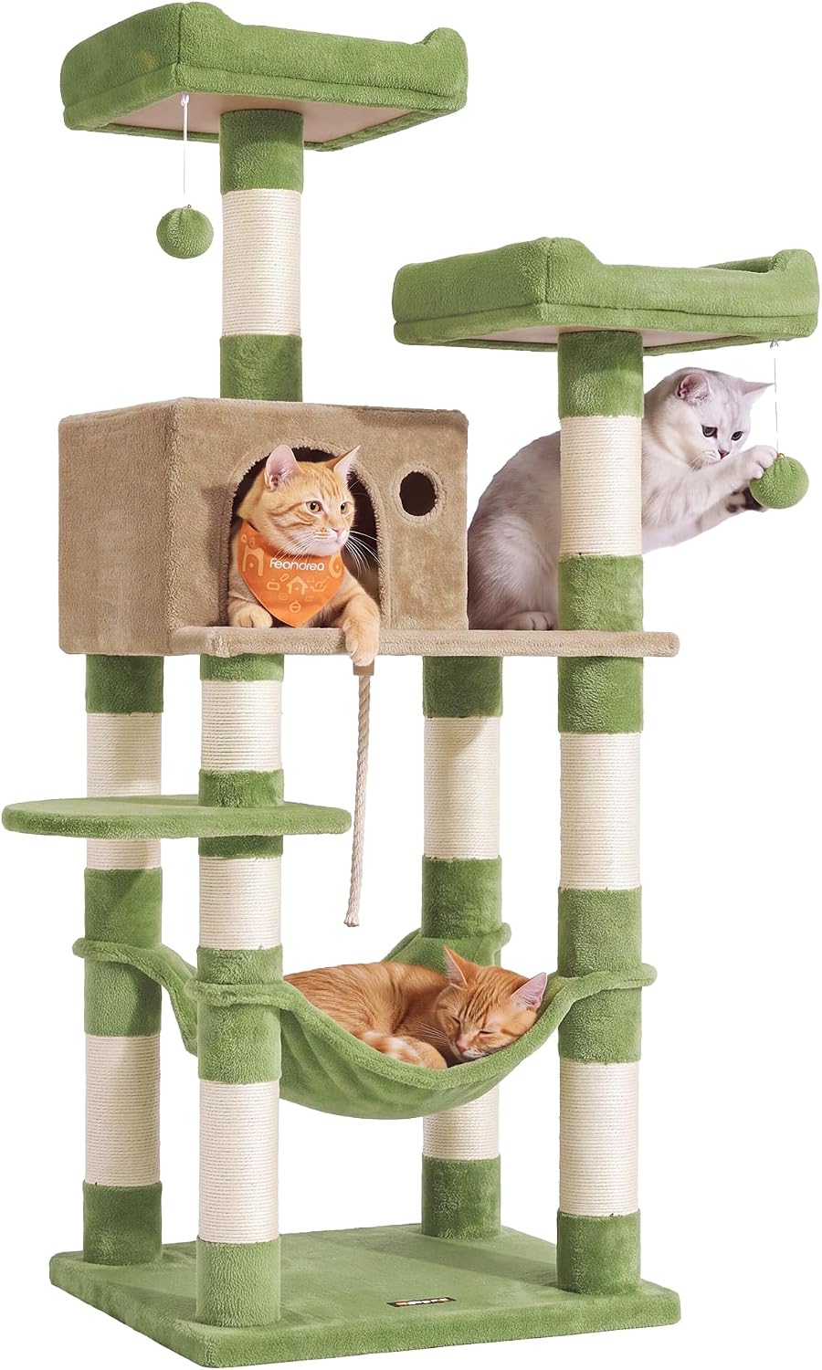 Feandrea - Árbol para gatos, torre para gatos de 55.8 pulgadas de alto